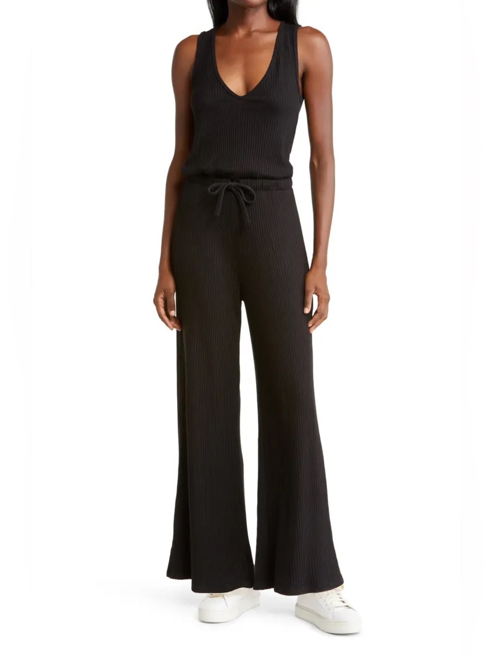 EUC! Beyond Yoga Jetsetter ribbed jumpsuit- Size S